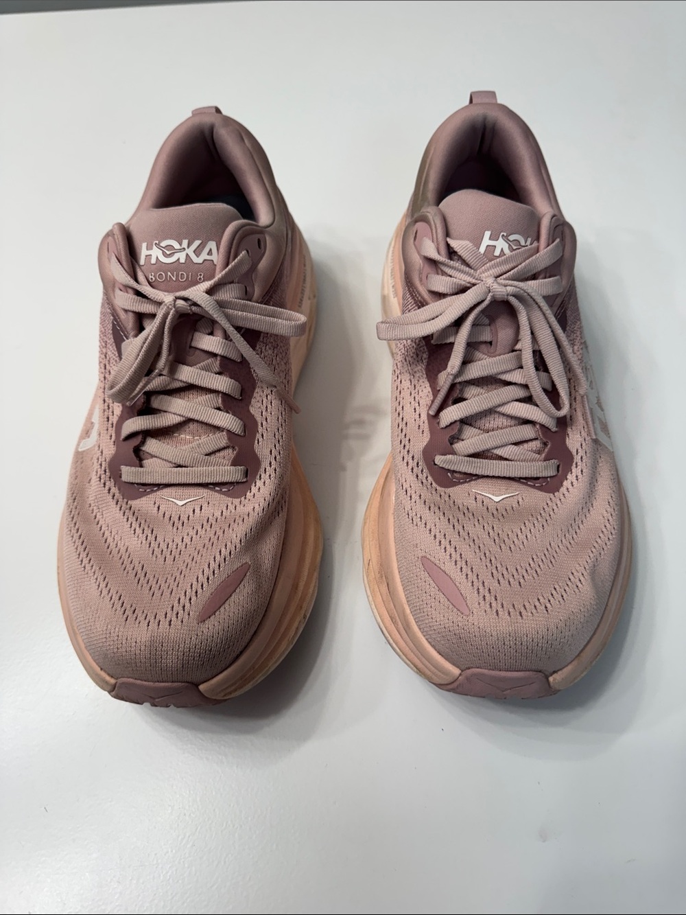 Hoka Bondi 8 Women’s Running Shoes - Rose Blush